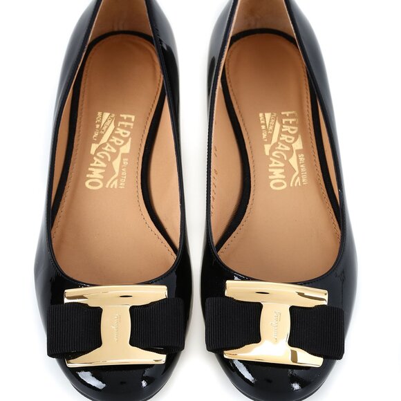 Selvatore Ferragamo Ninna Flats Black - Picture 7 of 7